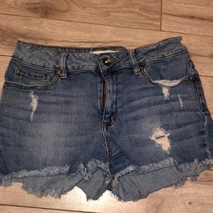 Bullhead Pacsun ripped Demin Jean Shorts